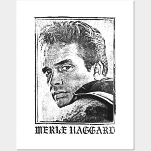 Merle Haggard  / Faded Vintage Look Posters and Art